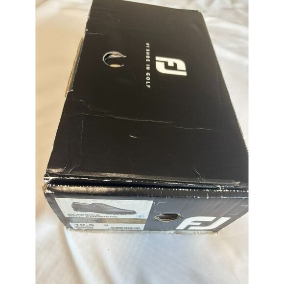 FootJoy Mens Dry Premiere Golf Shoes Size 10.5D Black Calfskin Leather Waterproo - Picture 6 of 6
